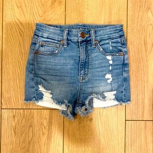 American Eagle jean shorts size 00